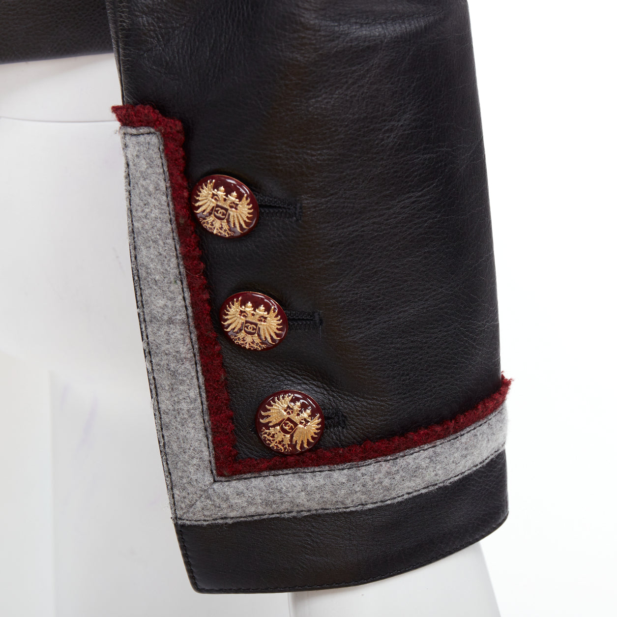 Chanel Wool Trim Pocket Jacket - Back view