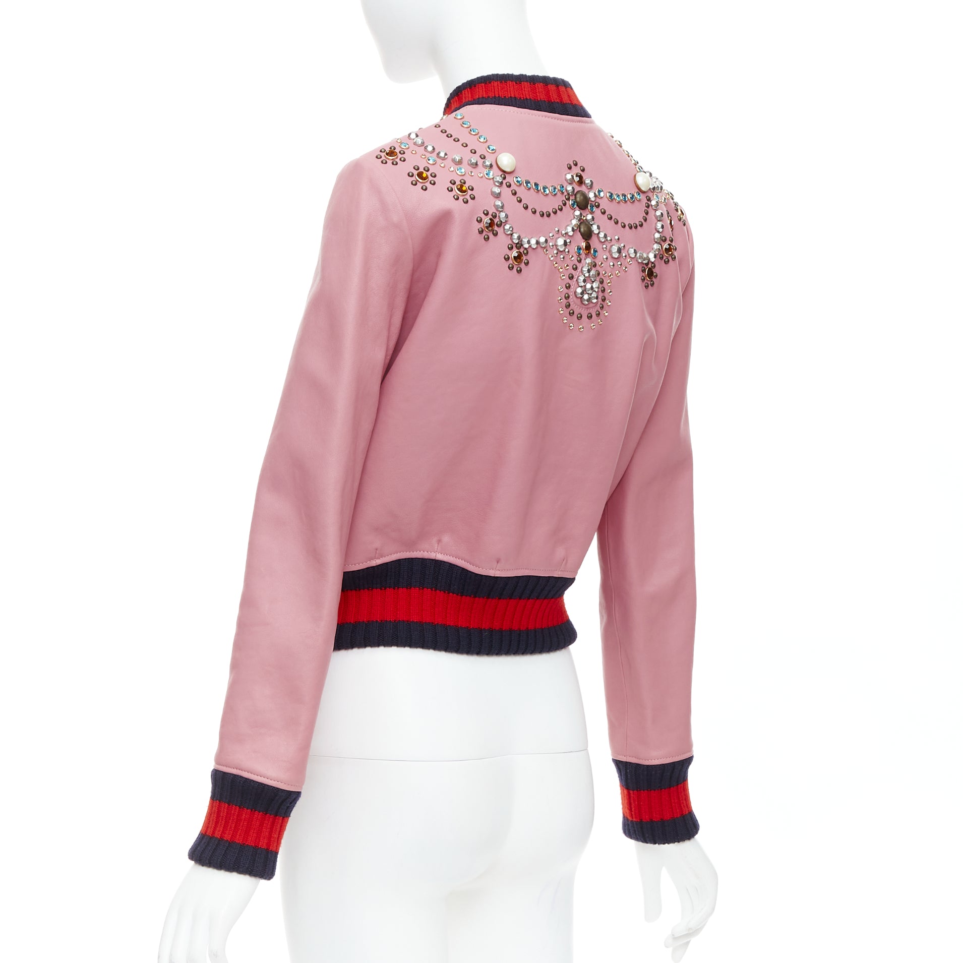 Gucci Pearl Trim Bomber - Detail 2