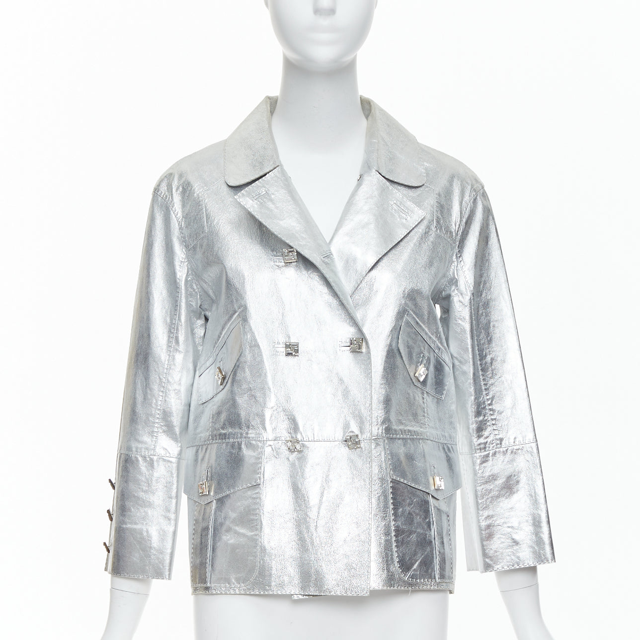 Louis Vuitton Crystal Button Jacket