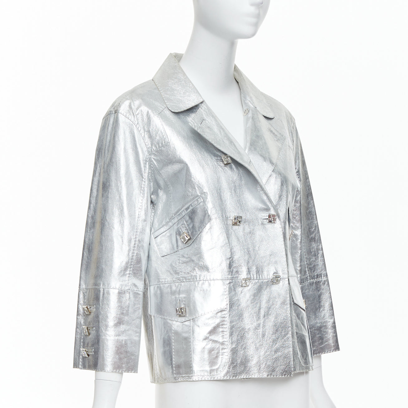 Louis Vuitton Crystal Button Jacket - 4