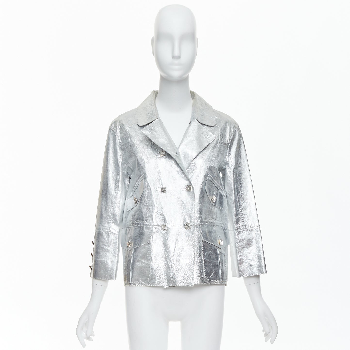 Louis Vuitton Crystal Button Jacket - Image 12