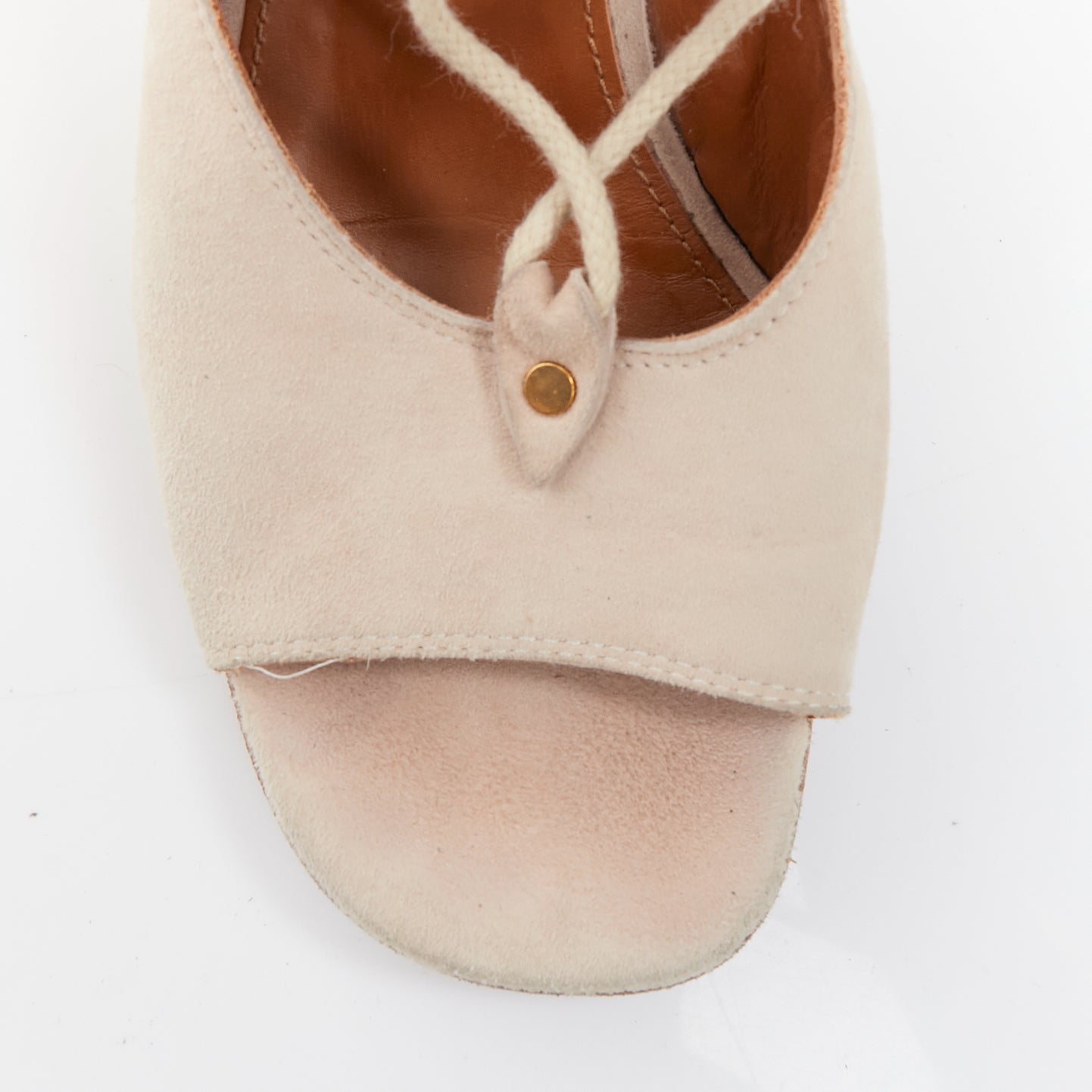 Chloe Suede Gladiator Wedges - Image 11