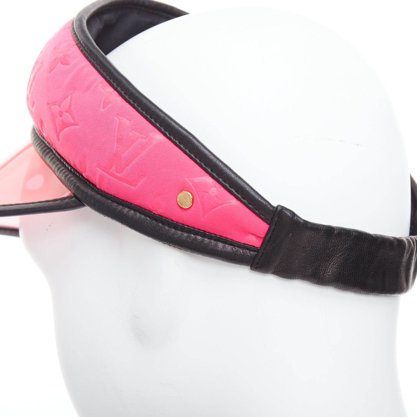 Louis Vuitton Pink Monogram Visor - Back view