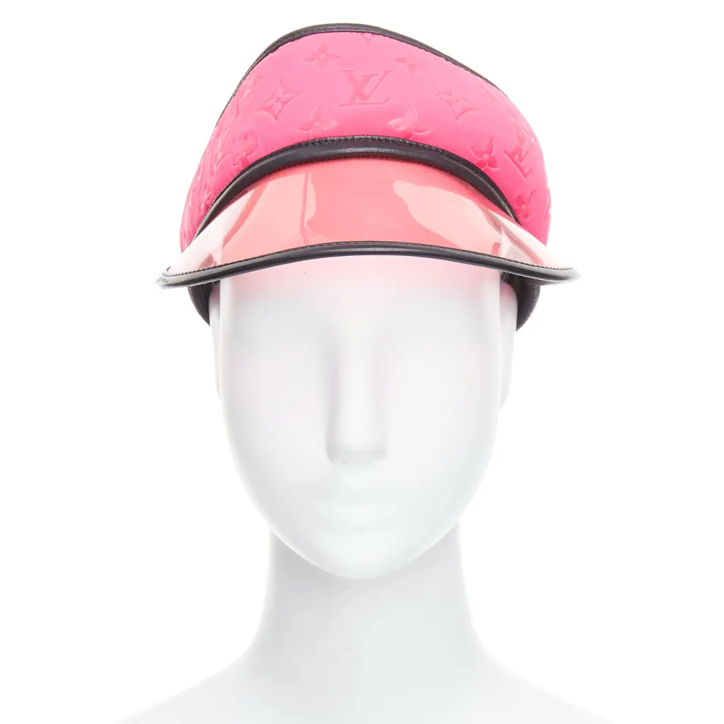 Louis Vuitton Pink Monogram Visor Pink Leather Fair - Inside View