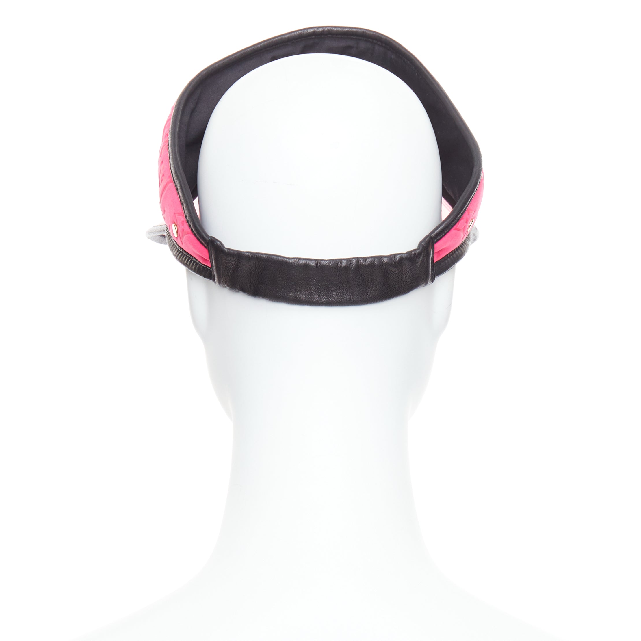 Louis Vuitton Pink Monogram Visor - Side view