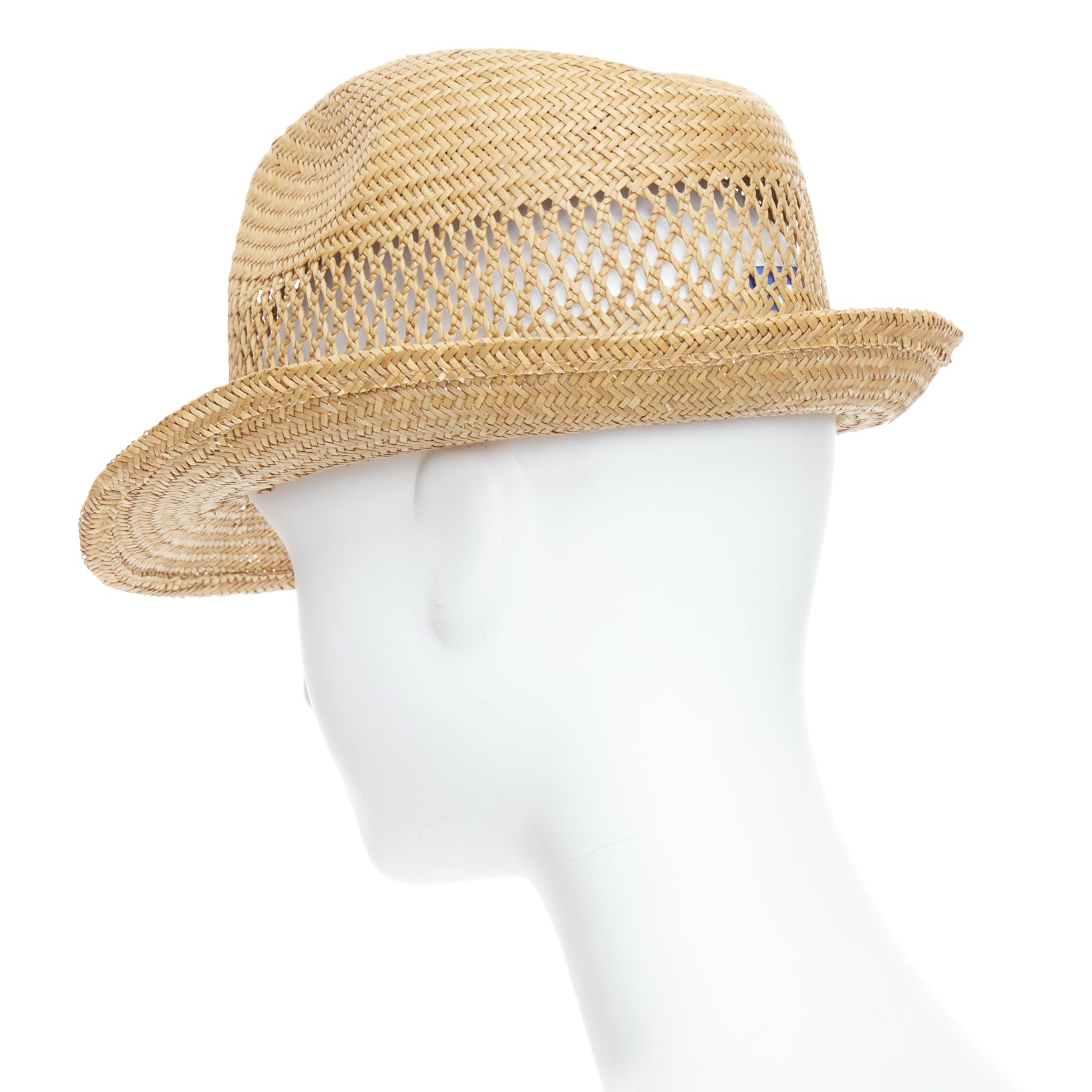Comme Des Garcons Straw Ribbon Fedora - Detail 1