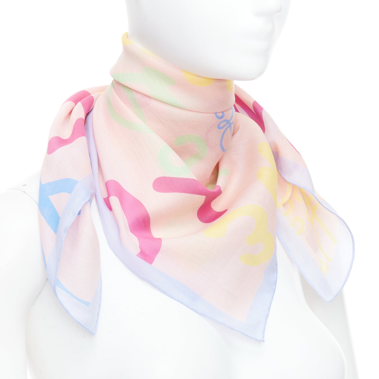 Loewe Logo Square Scarf - Image 6