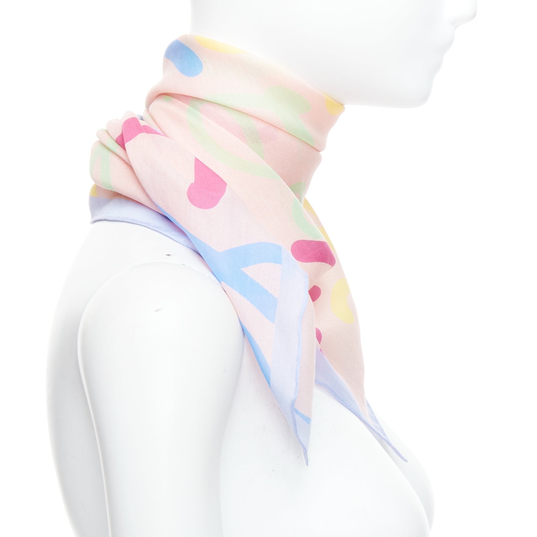 Loewe Logo Square Scarf - 4