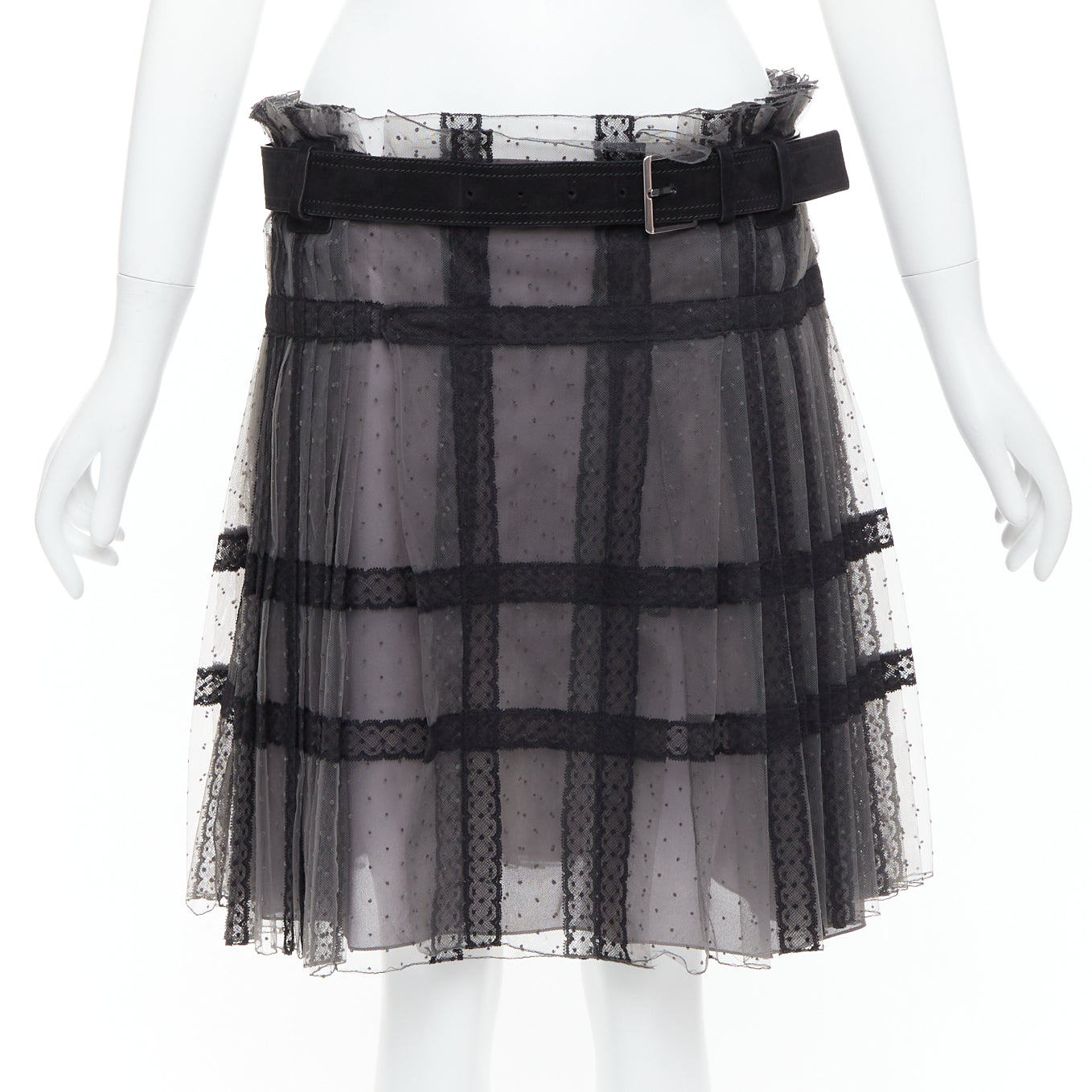 Dior Lace Belt Wrap Skirt