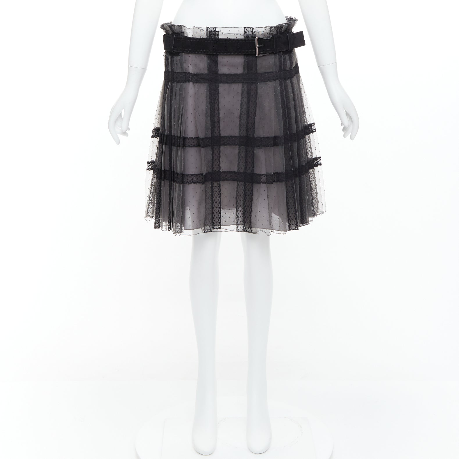 Dior Lace Belt Wrap Skirt - Detail 2