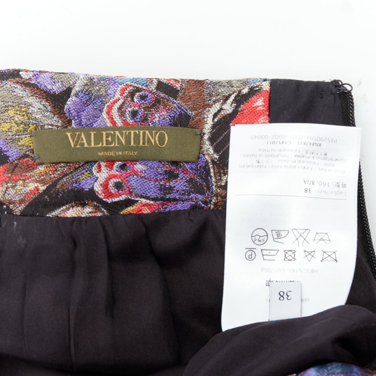 Valentino Garavani Butterfly Jacquard Skirt - Image 10