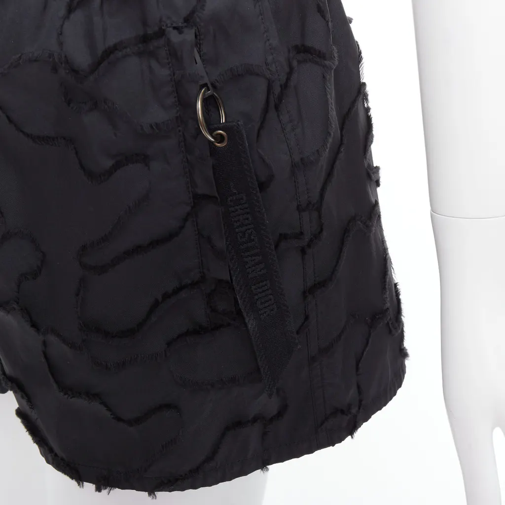 Dior Camouflage Patch Shorts Black Polyester Never worn - Back View