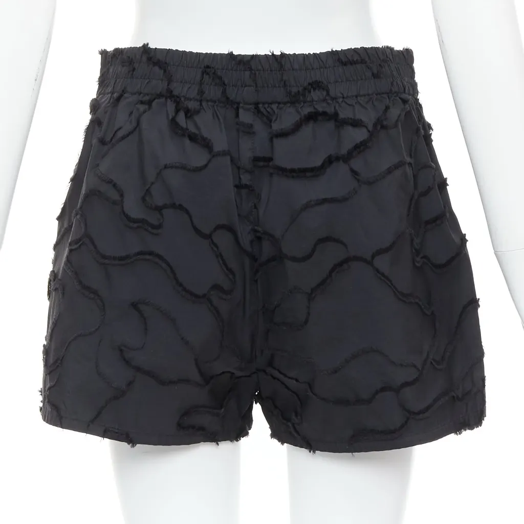 Dior Camouflage Patch Shorts Black Polyester Never worn - Box View