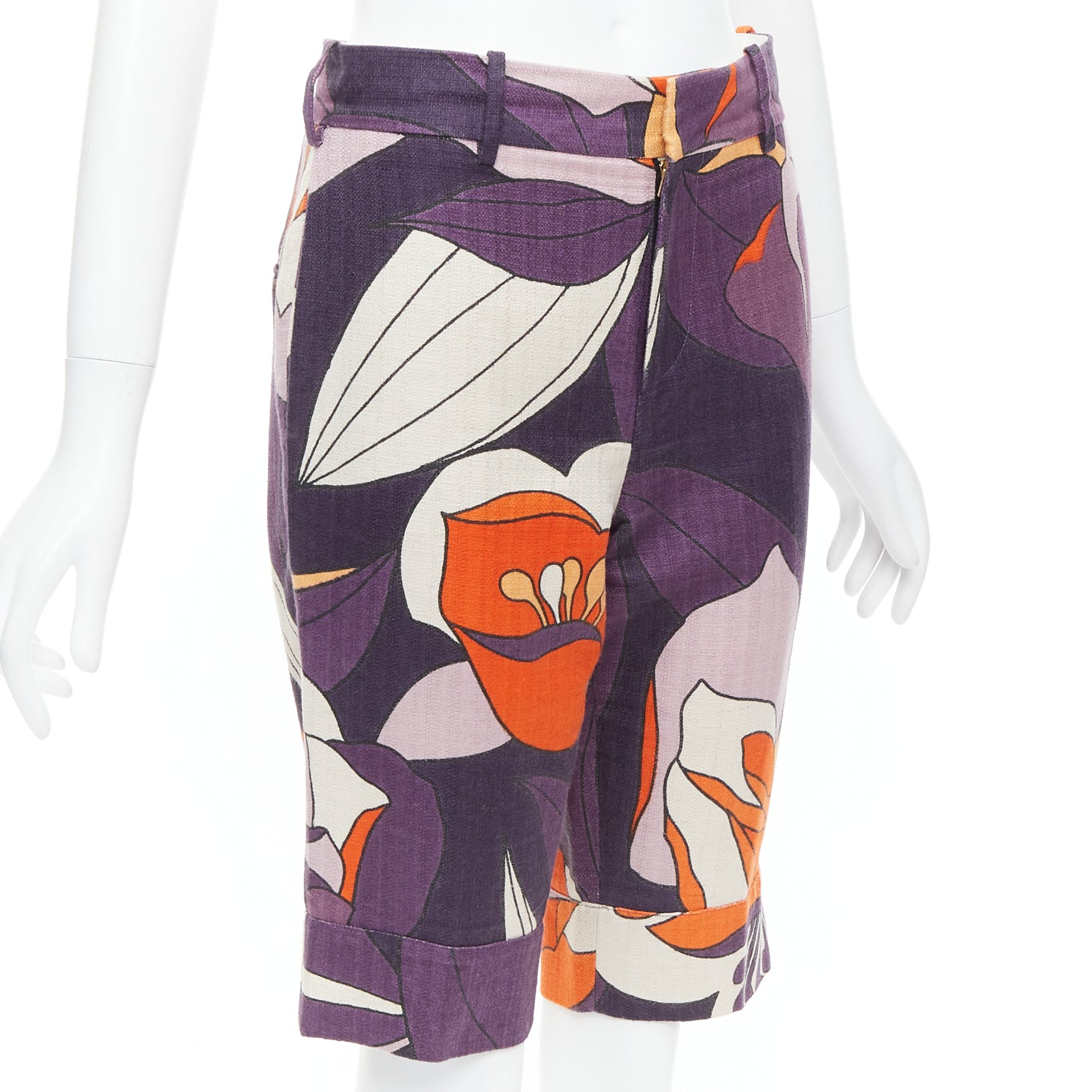 Marni Leather Riding Shorts - Image 6