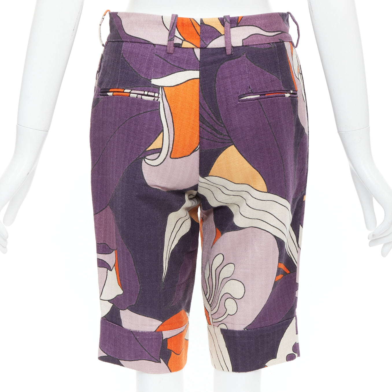 Marni Leather Riding Shorts - Side view