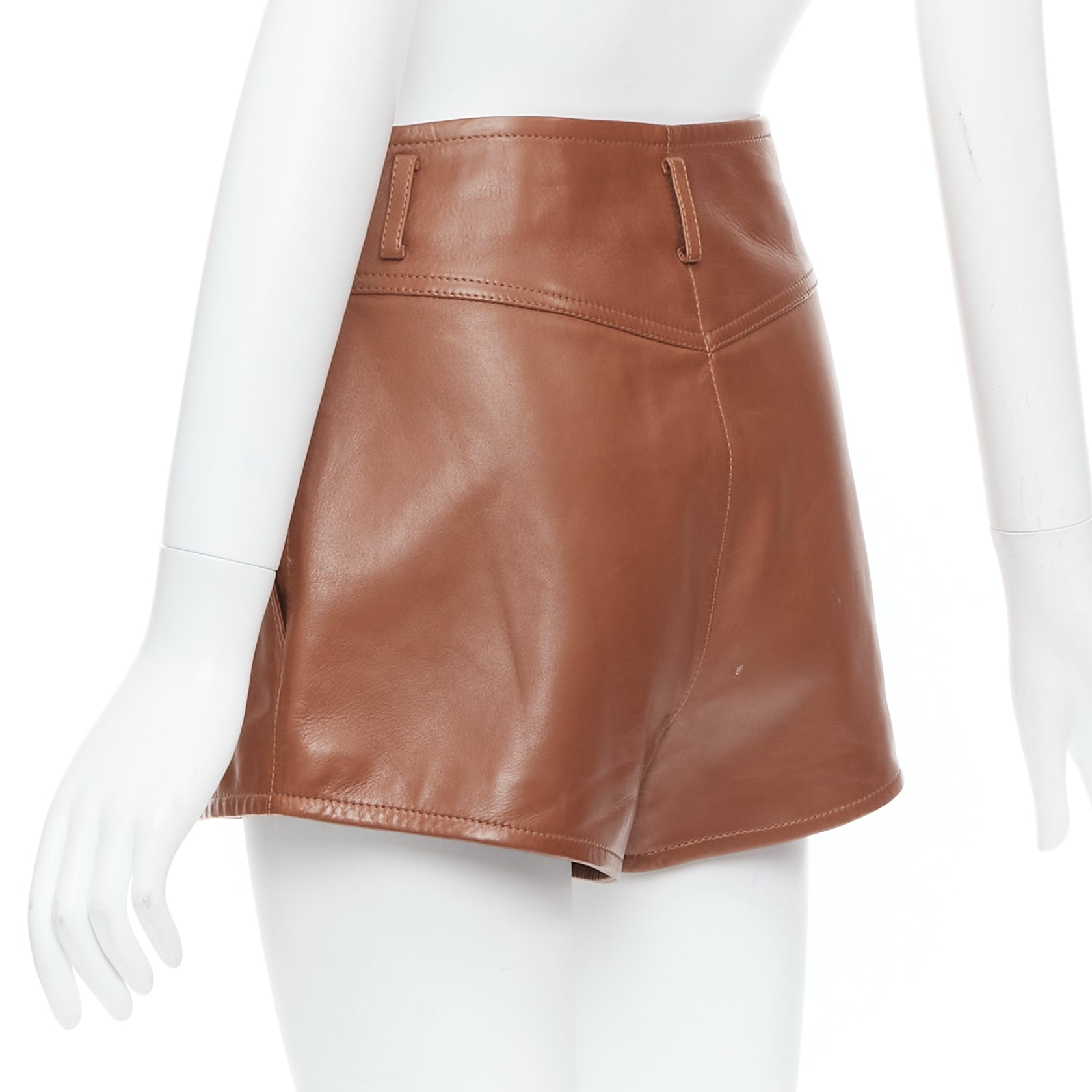 Saint Laurent Cream Bermuda Shorts - Detail 1
