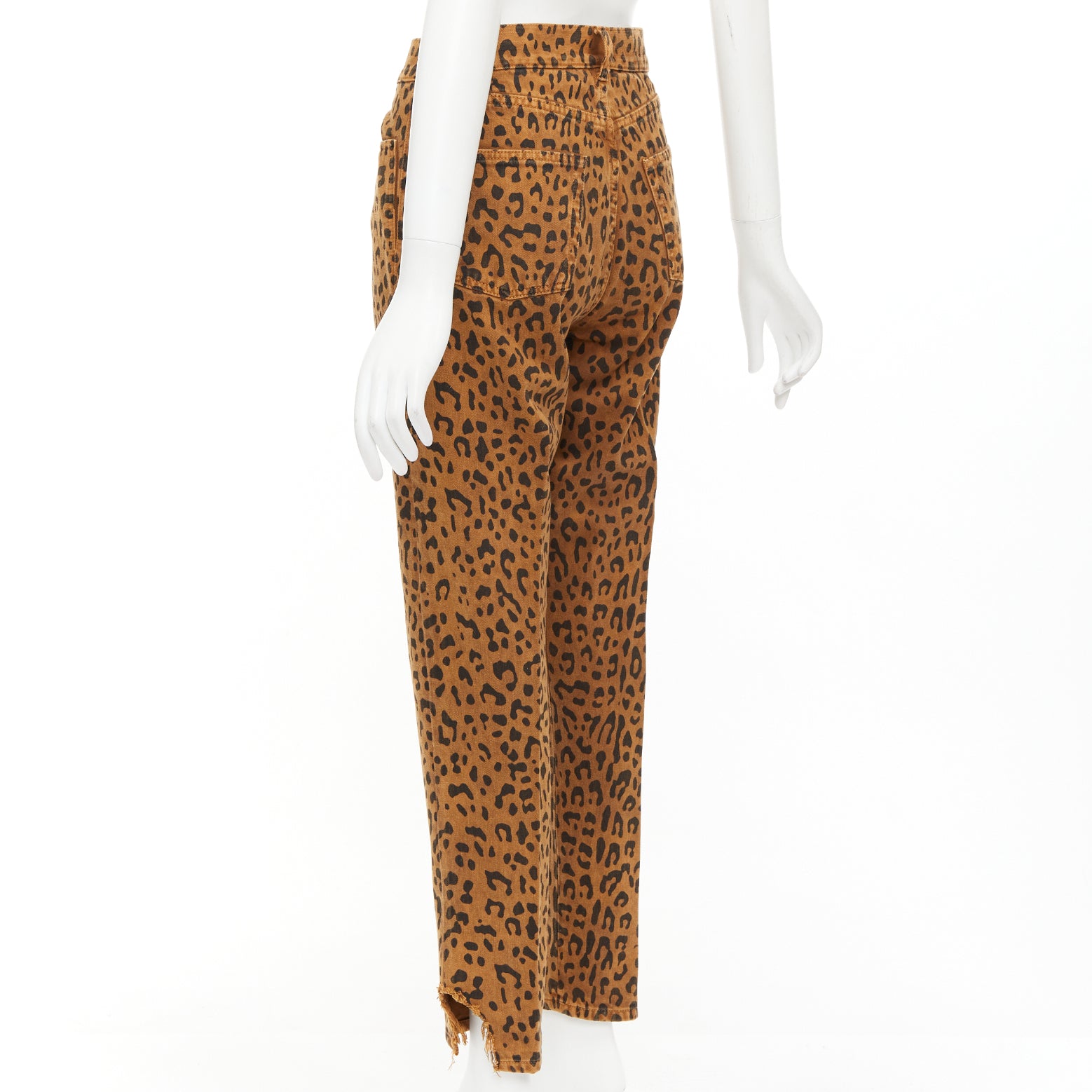 Saint Laurent Animal Print Jeans - Detail 1