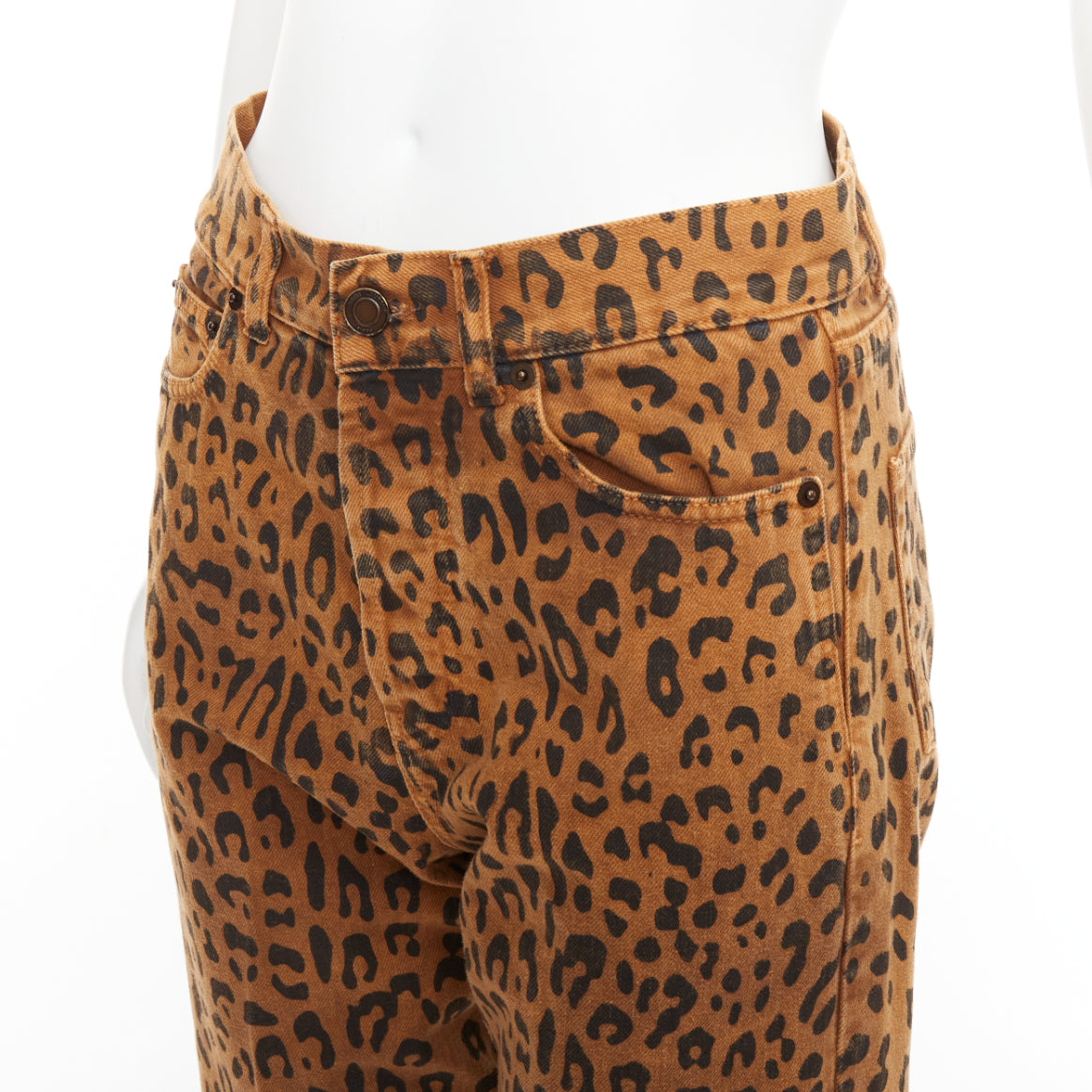 Saint Laurent Animal Print Jeans - Detail 2