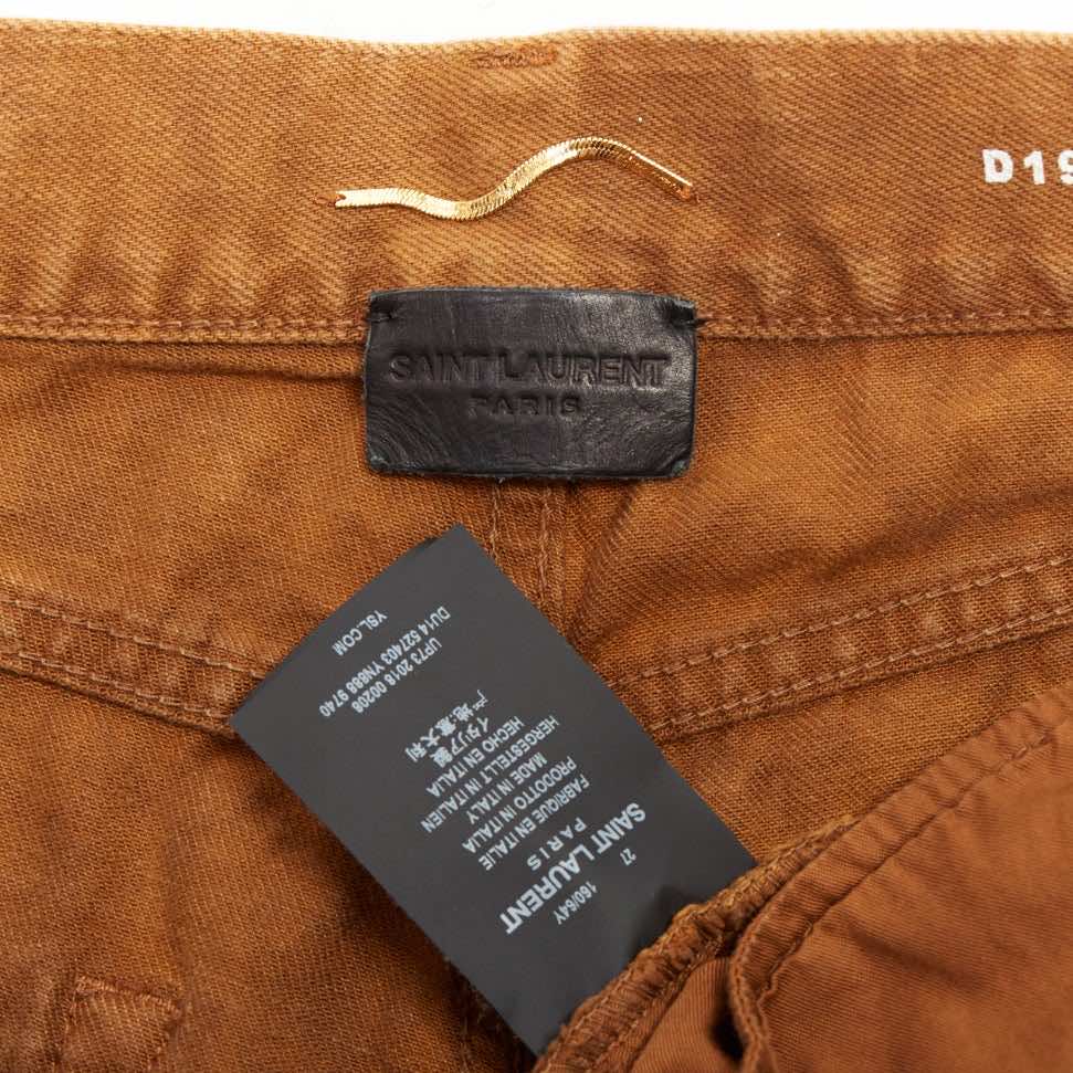 Saint Laurent Animal Print Jeans - Image 10