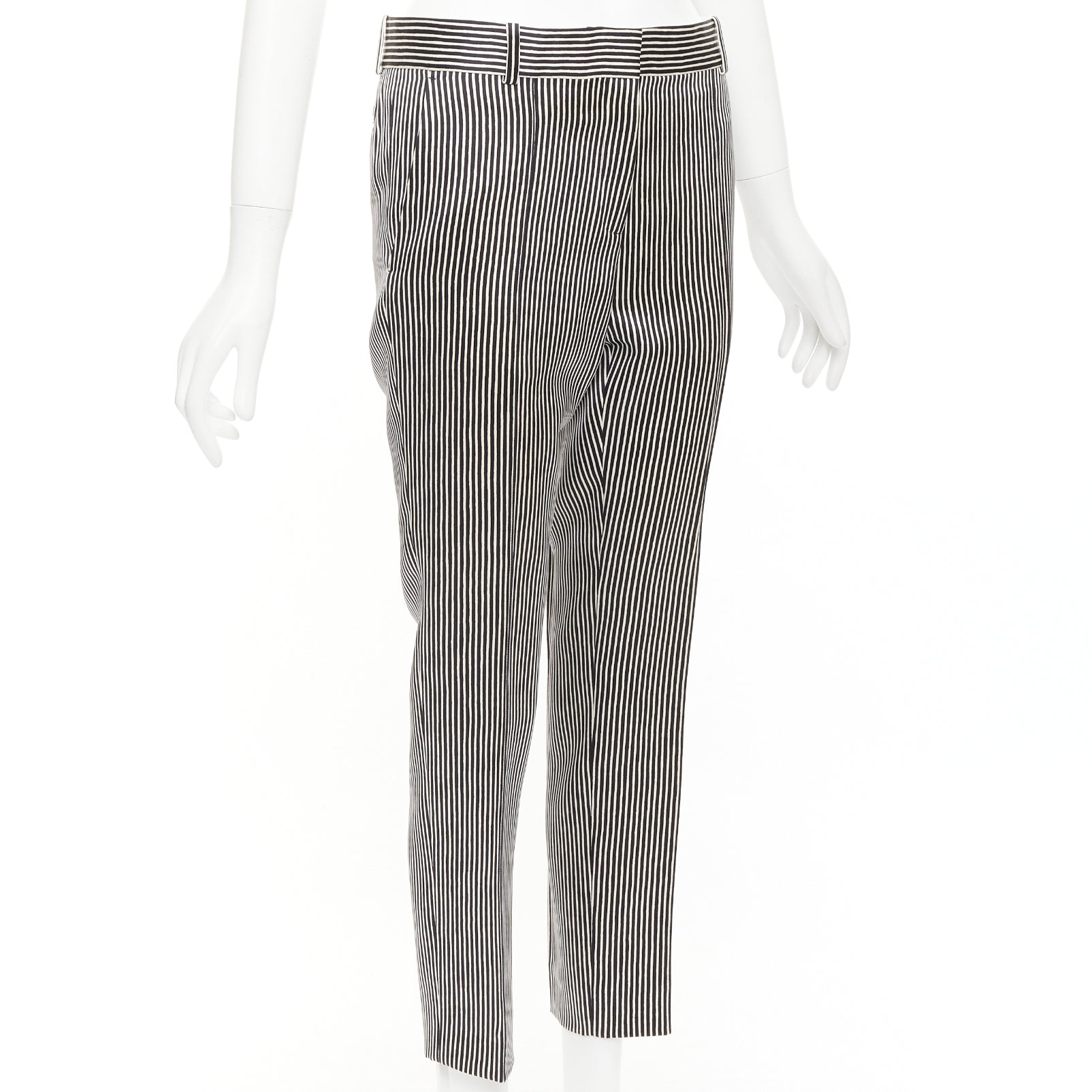 Celine Striped Wool Pants - Image 6
