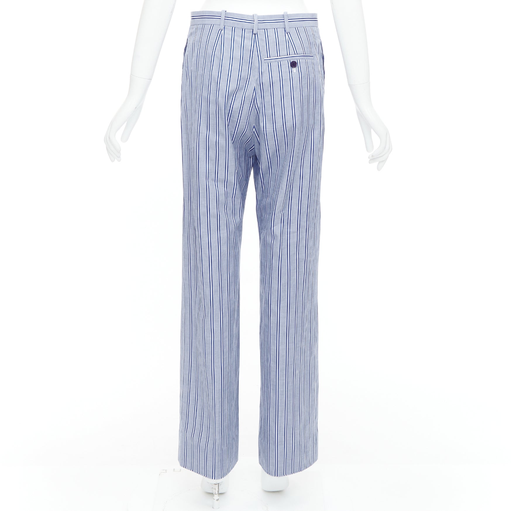 Balenciaga Striped Pajama Pants - Side view