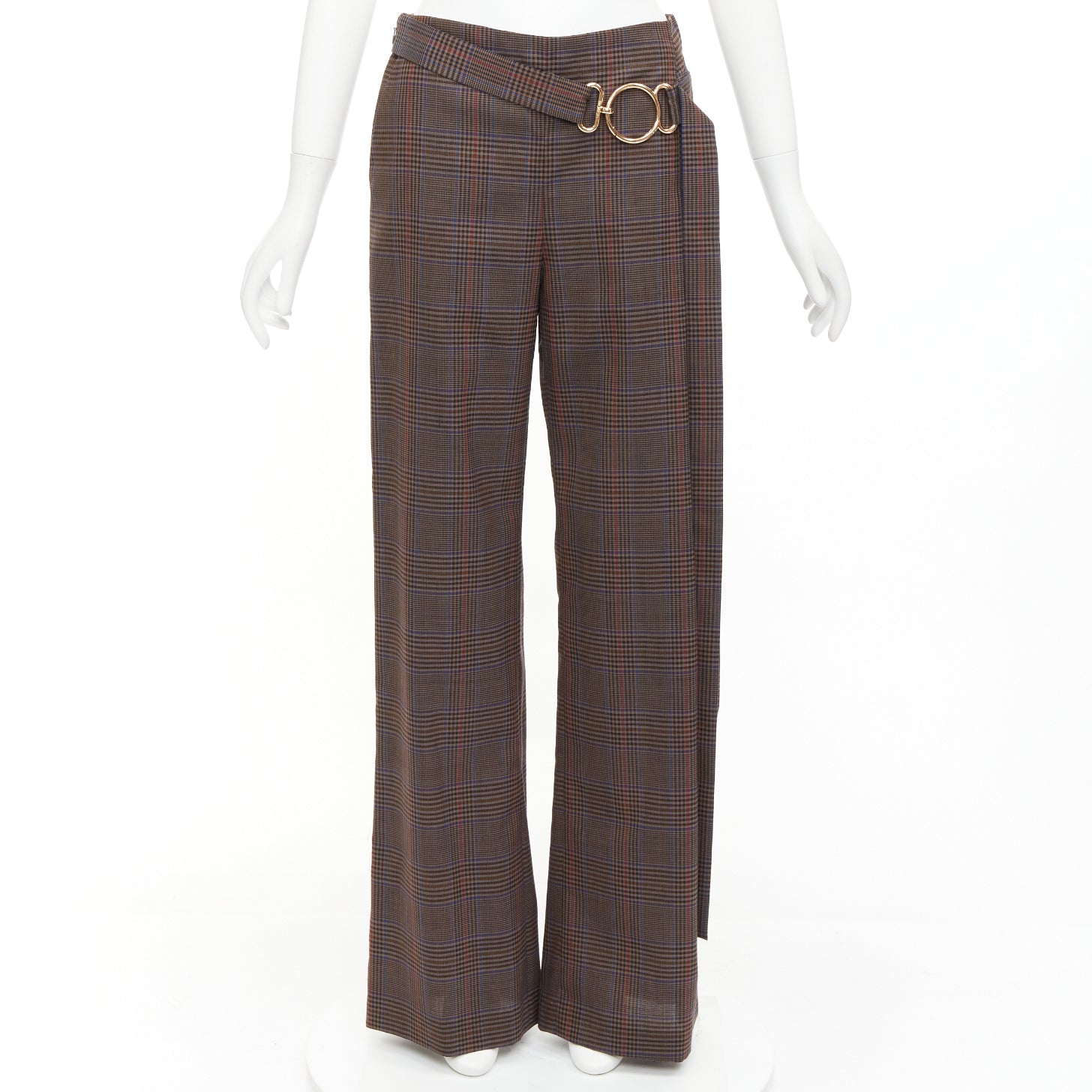 Monse Checkered Wide Pants