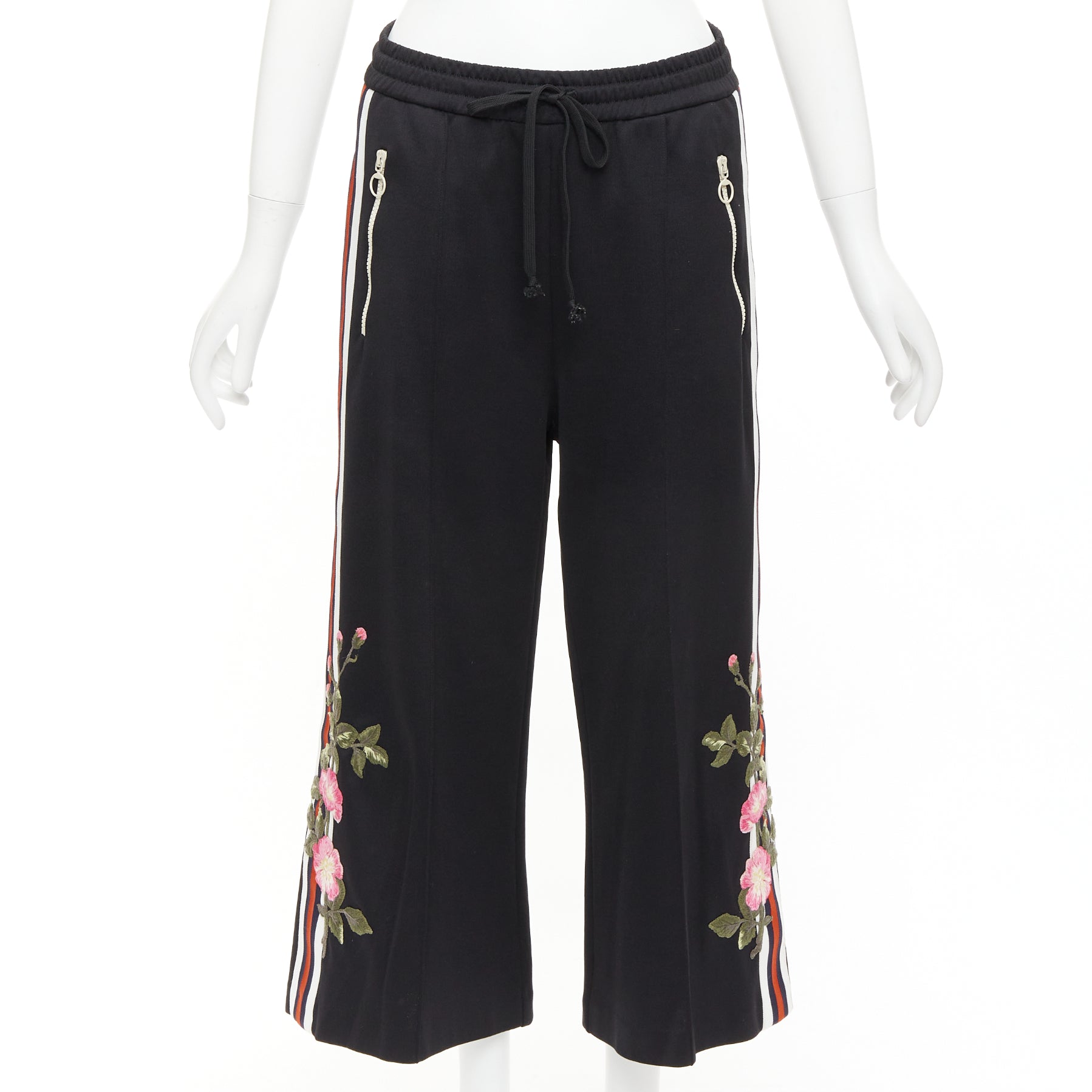 Gucci Floral Patch Joggers - Image 6