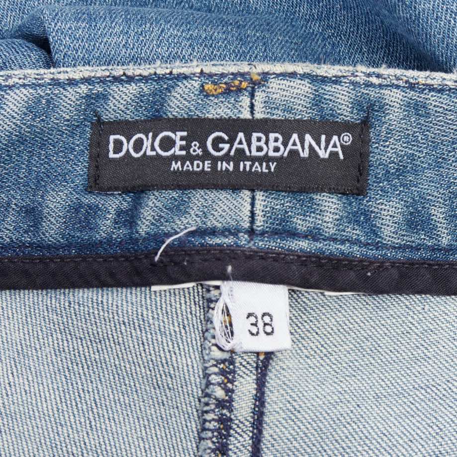 Dolce & Gabbana Silver Flared Jeans - Image 10