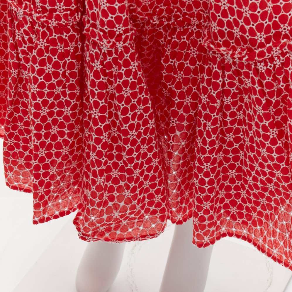 Lisa Marie Fernandez Eyelet Tiered Skirt - Detail 2