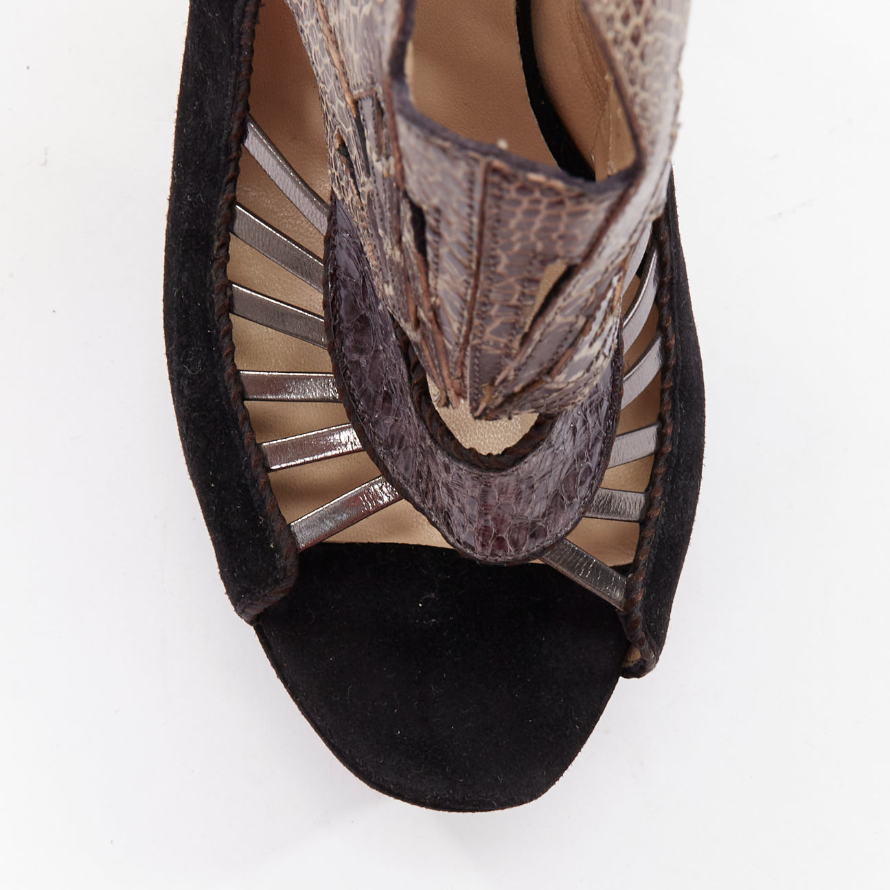 Nicholas Kirkwood Scaled Platform Sandals - Detail 1