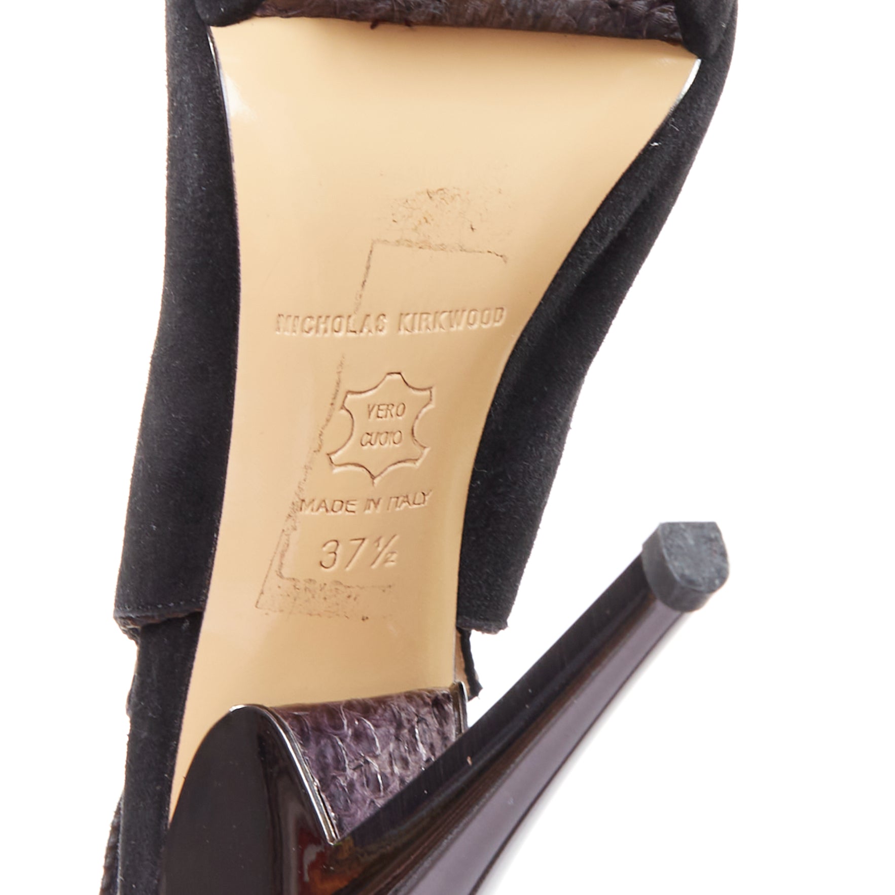 Nicholas Kirkwood Scaled Platform Sandals - Image 12