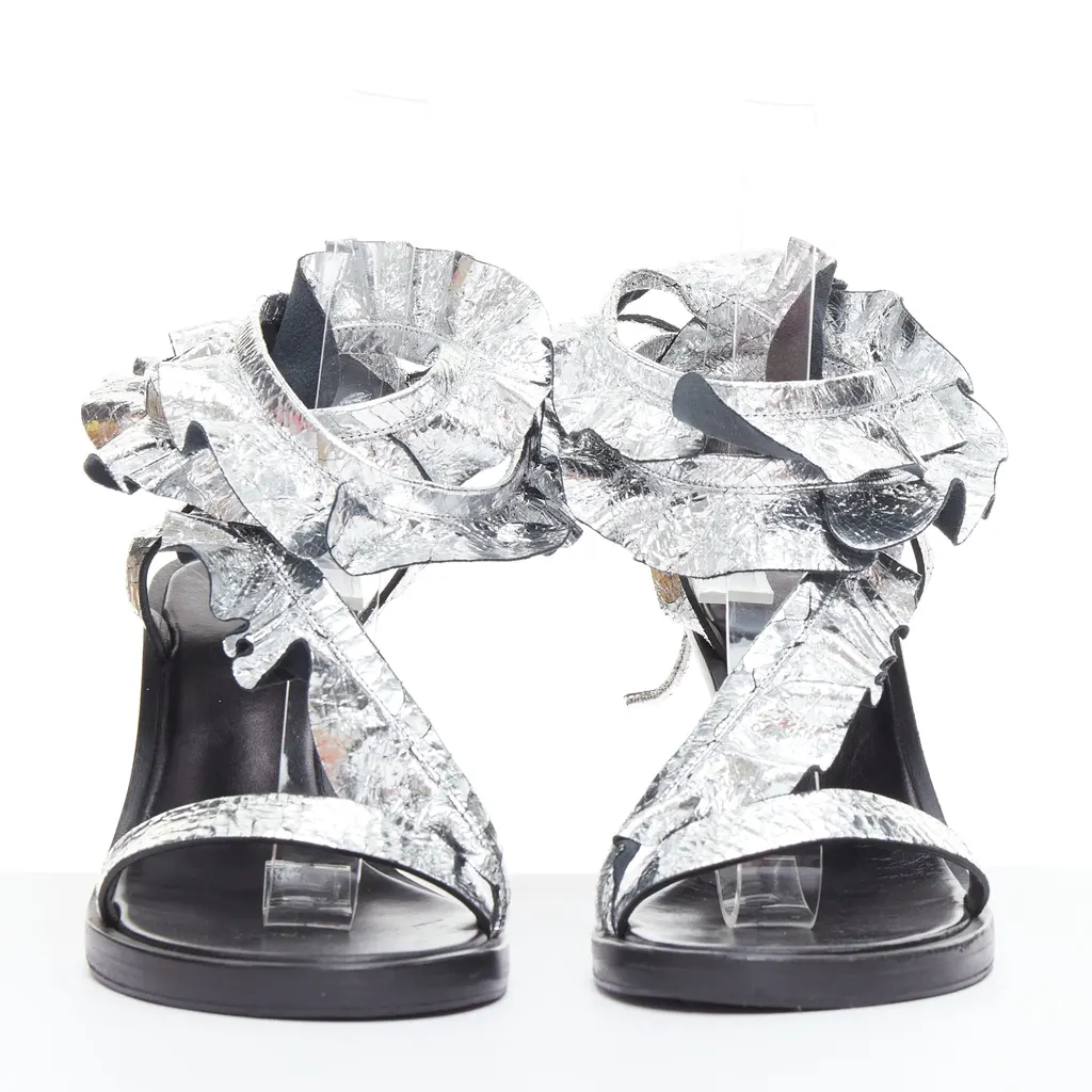 Isabel Marant Aseta Silver Leather Very good - Inside View