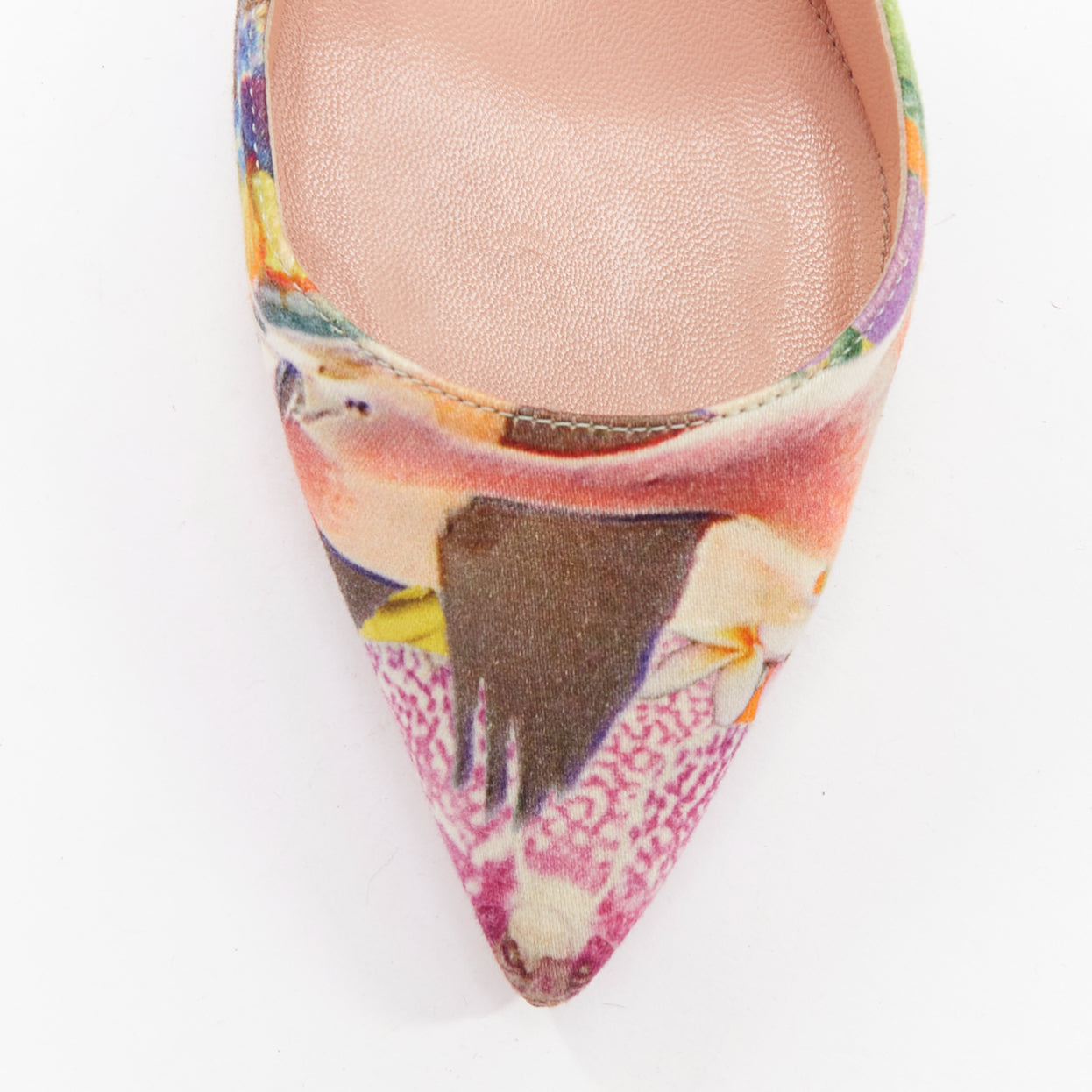 Gianvito Rossi Floral Cuff Pumps - Detail 1