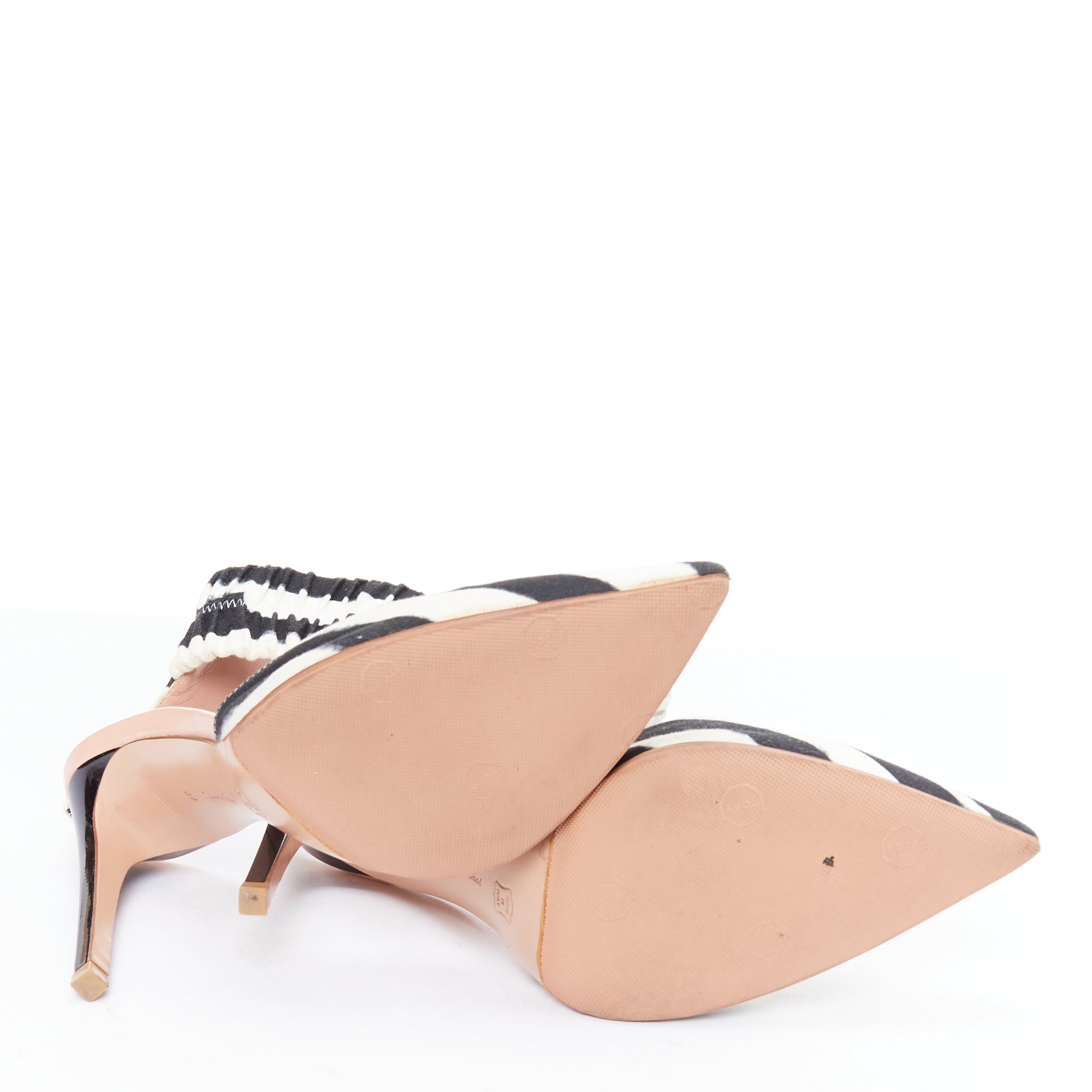 Gianvito Rossi Zebra Print Pumps - Image 13