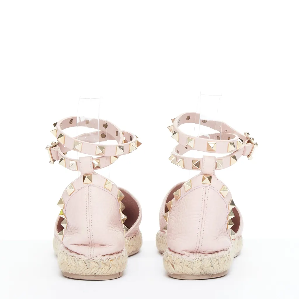 Valentino Rockstud Pink Leather Fair - Box View