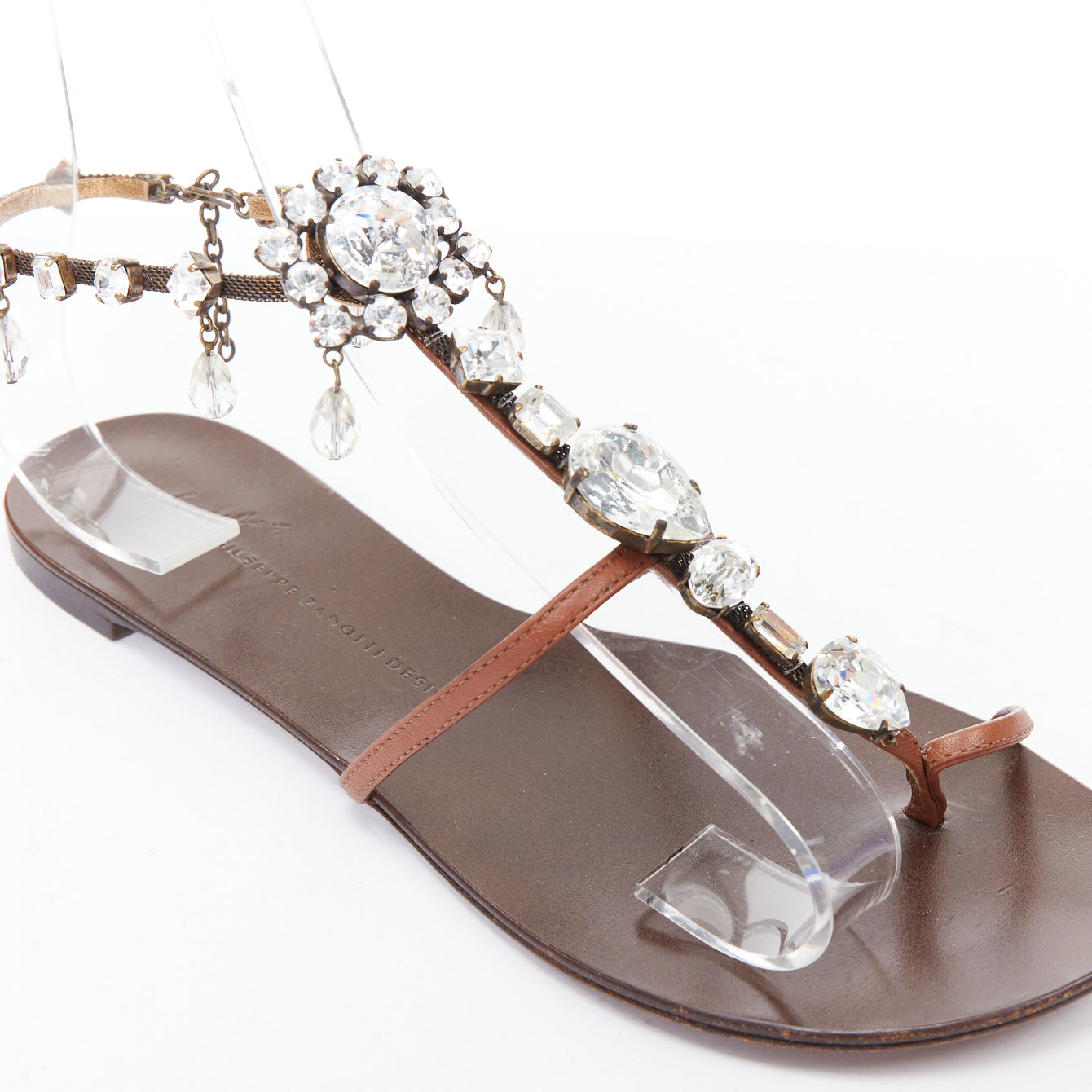 Giuseppe Zanotti Crystal Charm Sandals - Detail 1