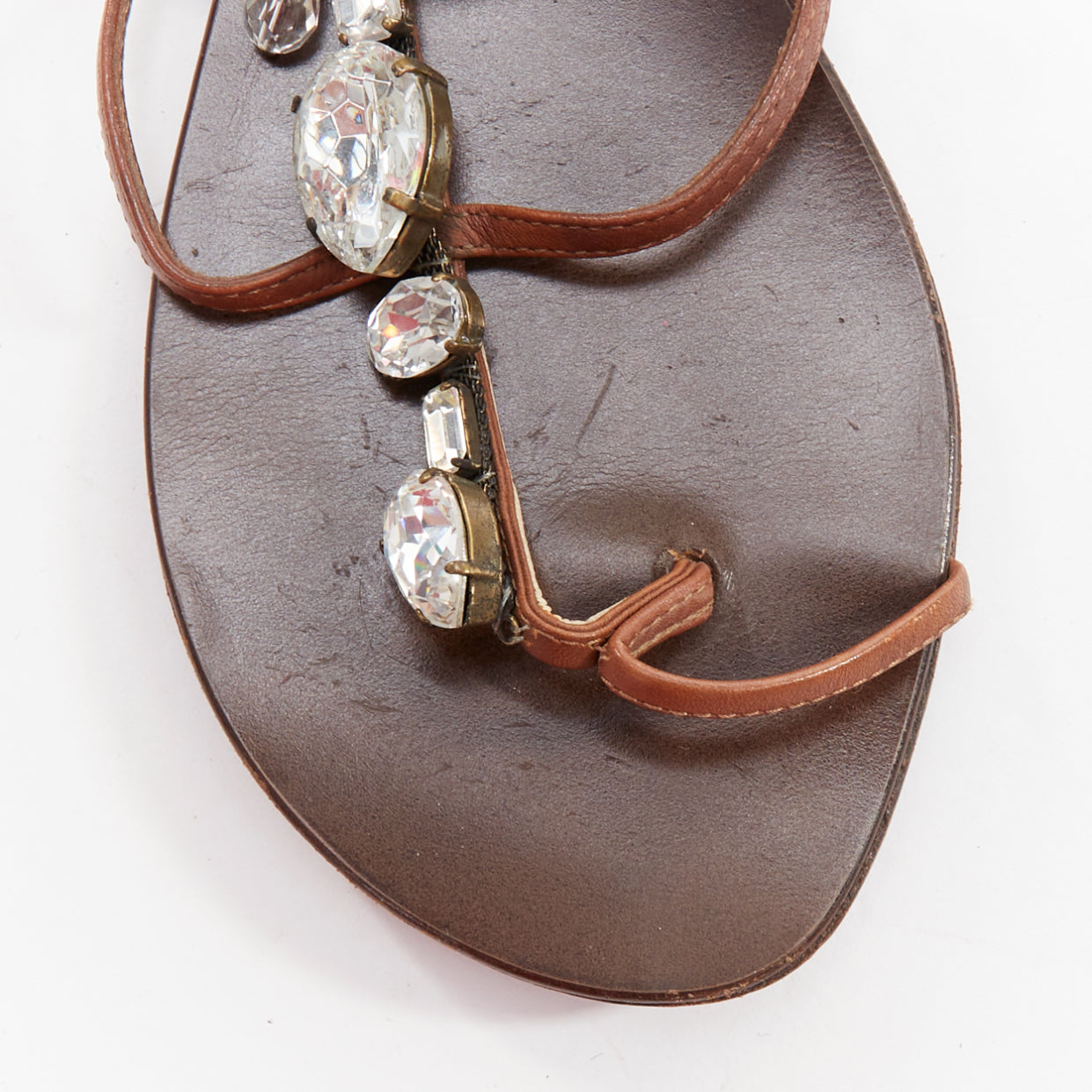 Giuseppe Zanotti Crystal Charm Sandals - Image 11