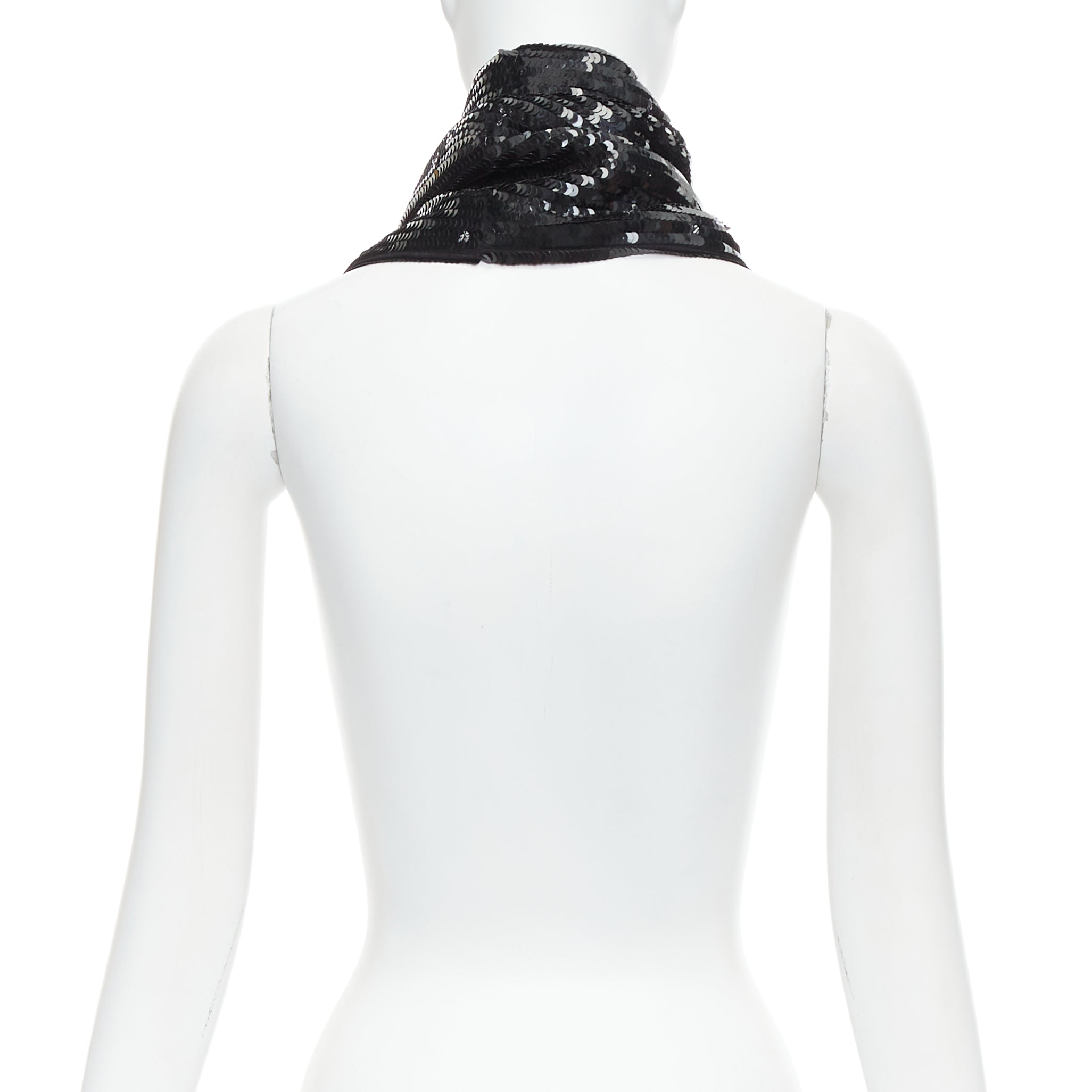 Monse Fur Collar Scarf - Side view