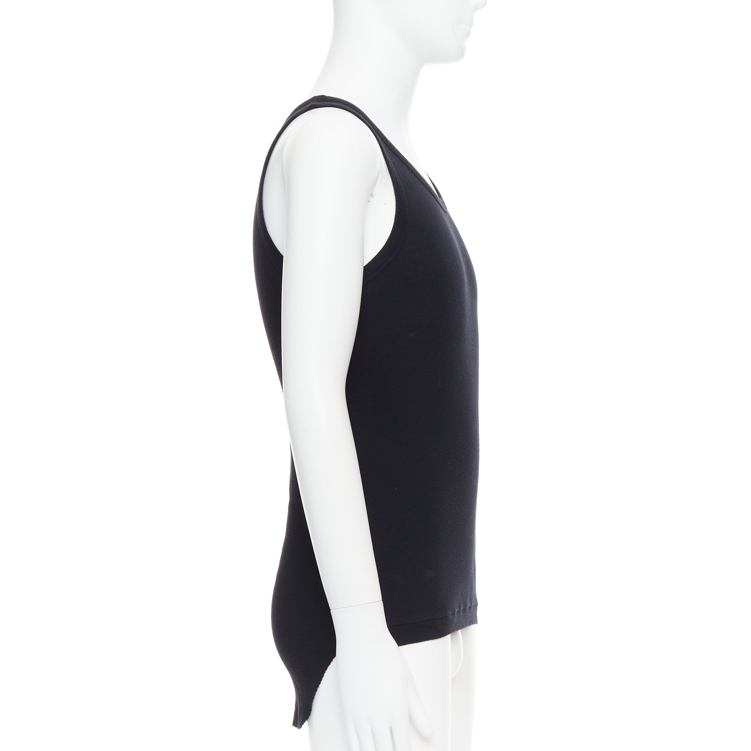 Ann Demeulemeester Ribbed Tank Top - 4