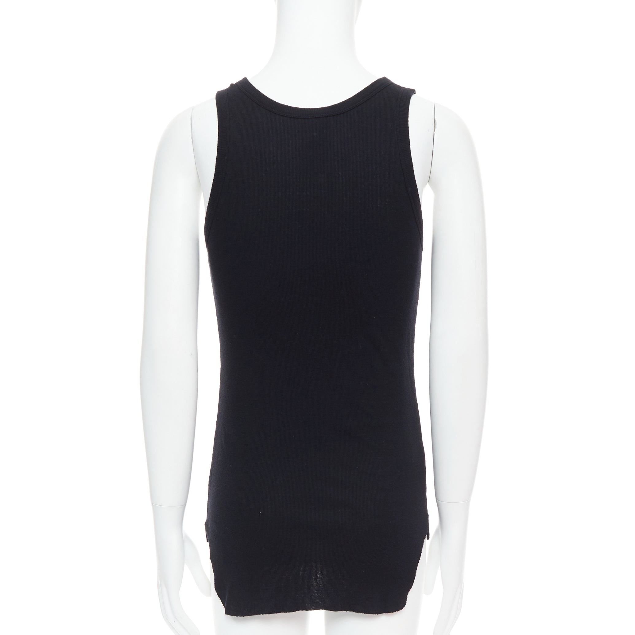 Ann Demeulemeester Ribbed Tank Top - Side view