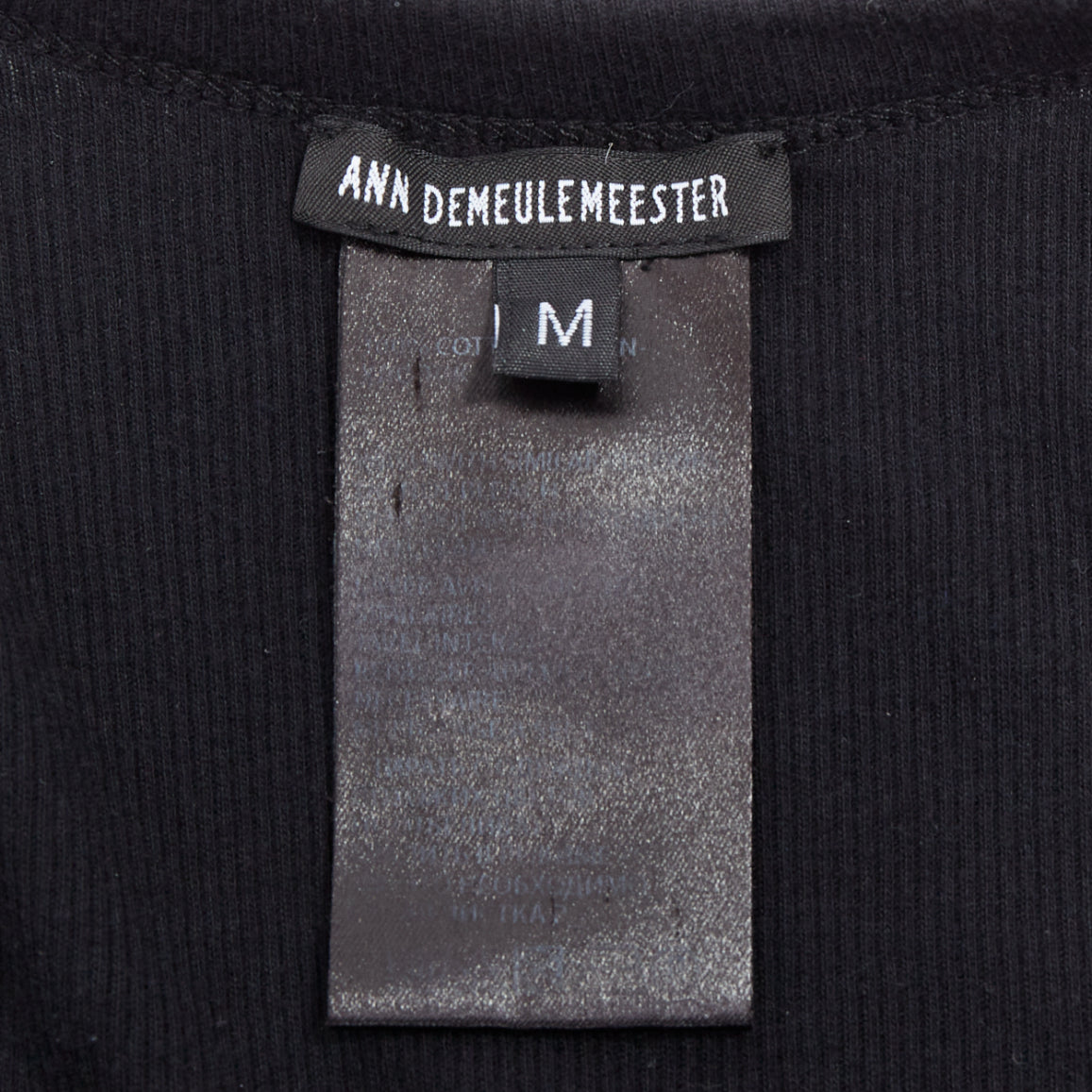 Ann Demeulemeester Ribbed Tank Top - Image 10