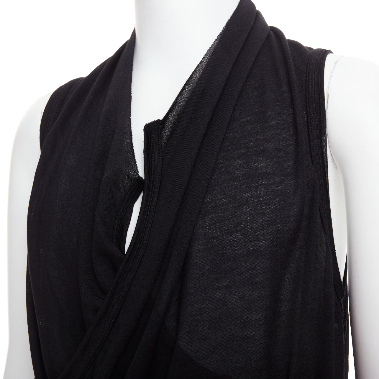 Julius Draped Tank Top - Back view