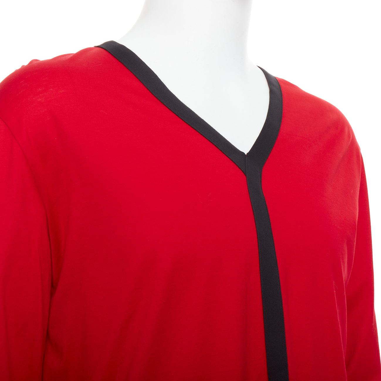 Balenciaga Trim V-Neck Shirt - Detail 1