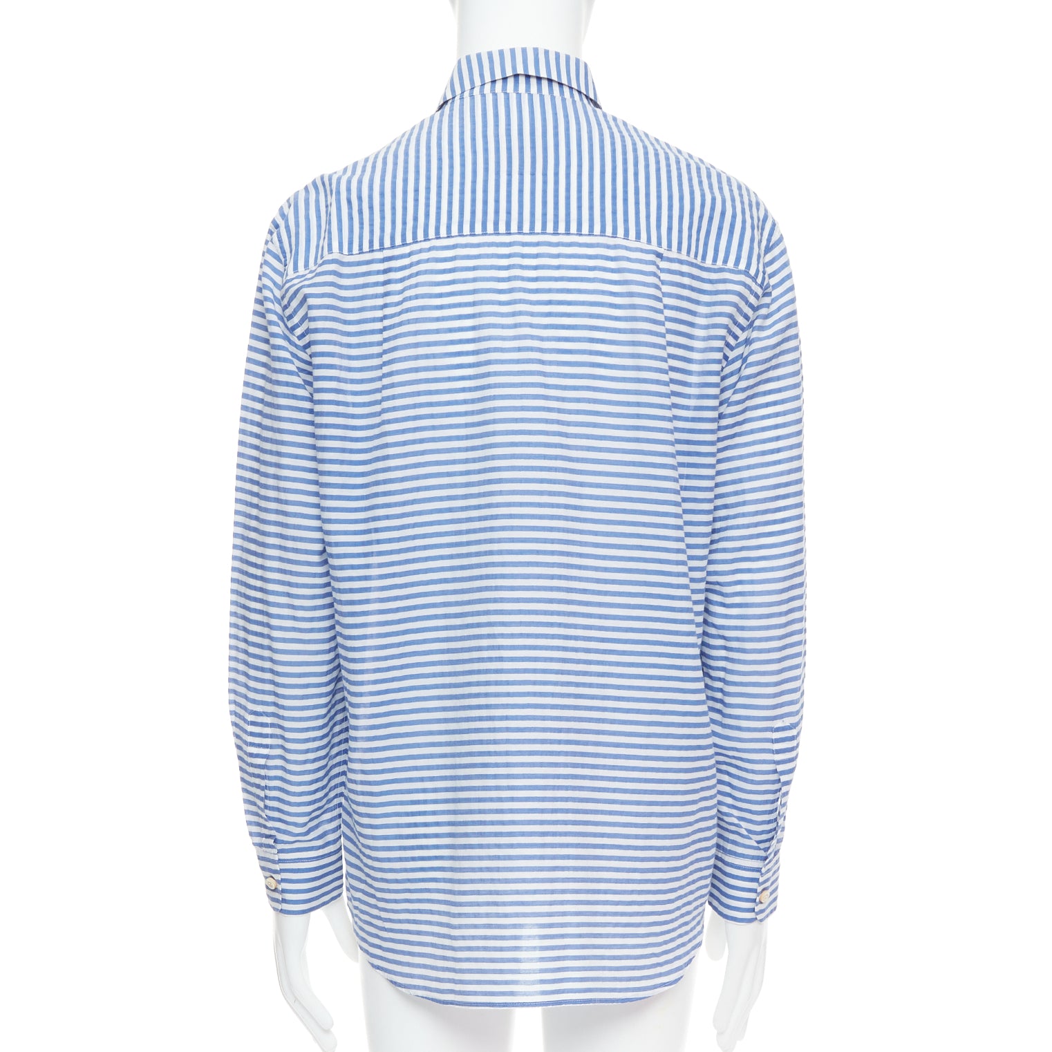 Romeo Gigli Striped Embroidery Shirt - Side view