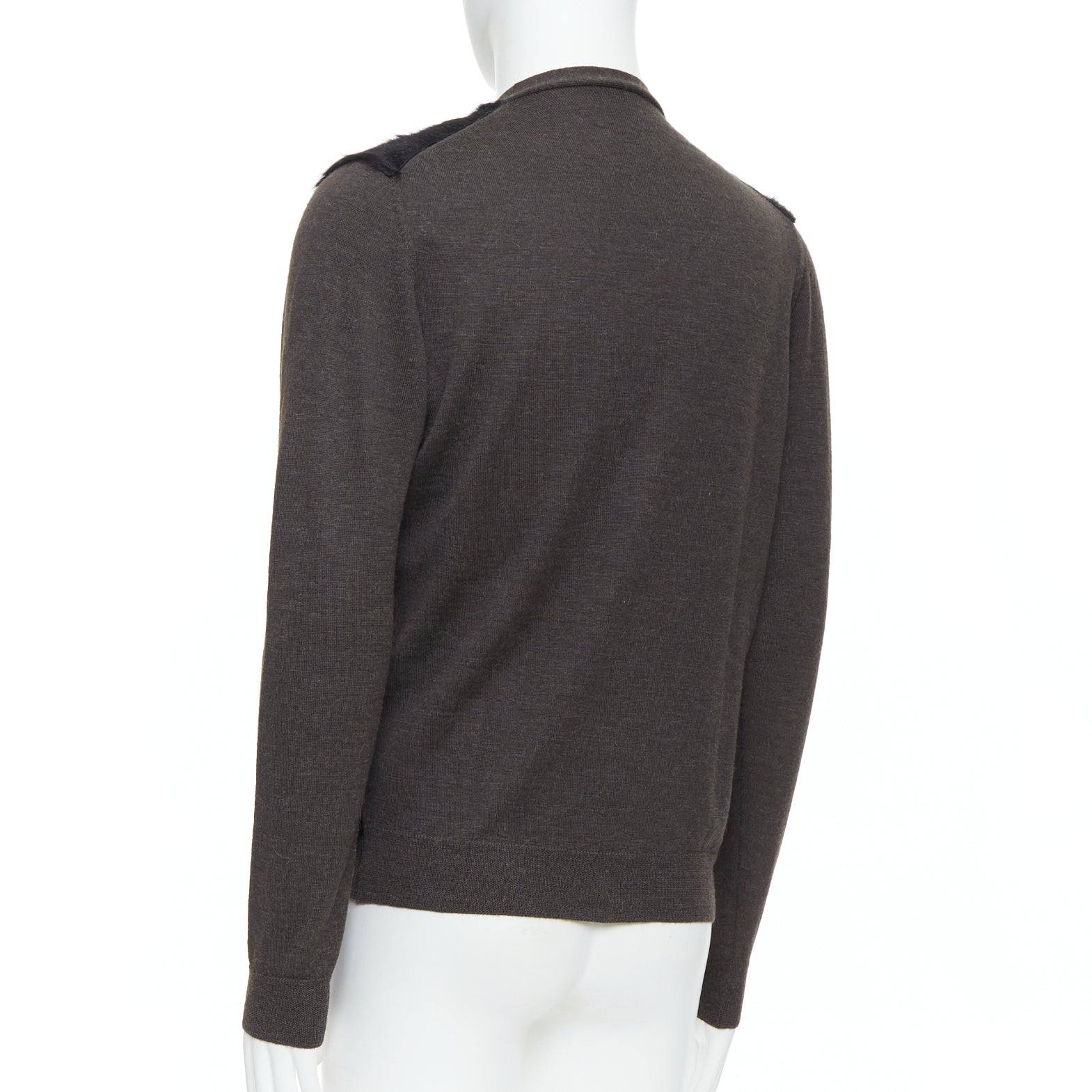 Lanvin Fur Panel Cardigan - Detail 2