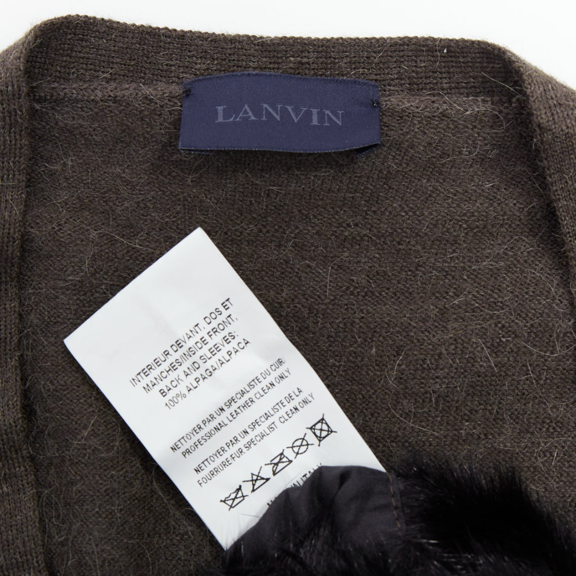 Lanvin Fur Panel Cardigan - Image 11