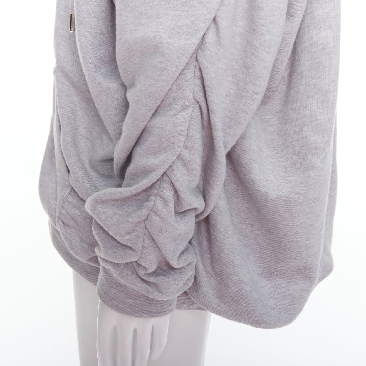 Y/project Gathered Sleeves Hoodie - Back view