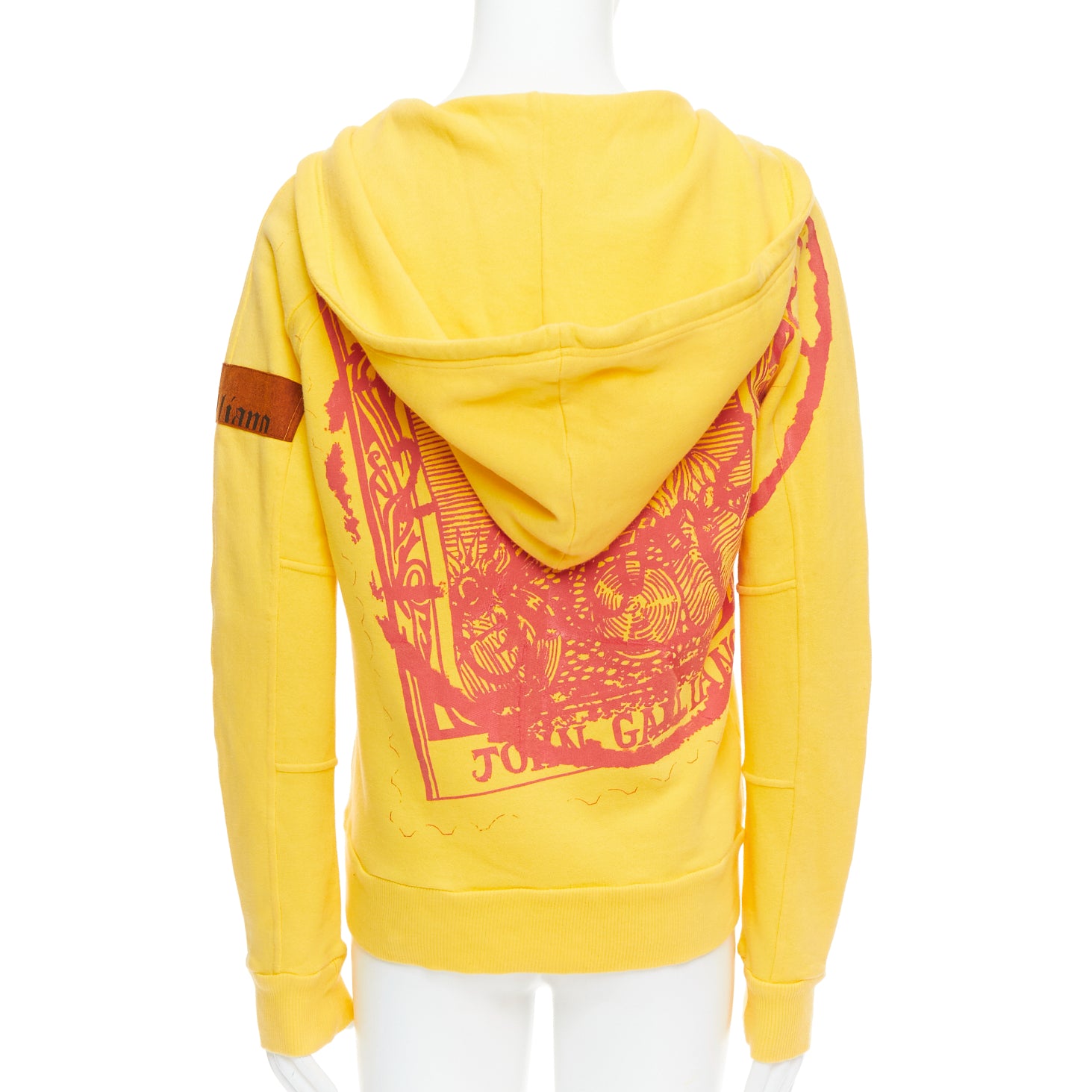 John Galliano Logo Print Hoodie