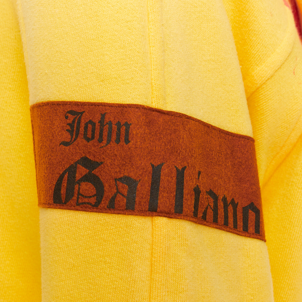John Galliano Logo Print Hoodie - Back view