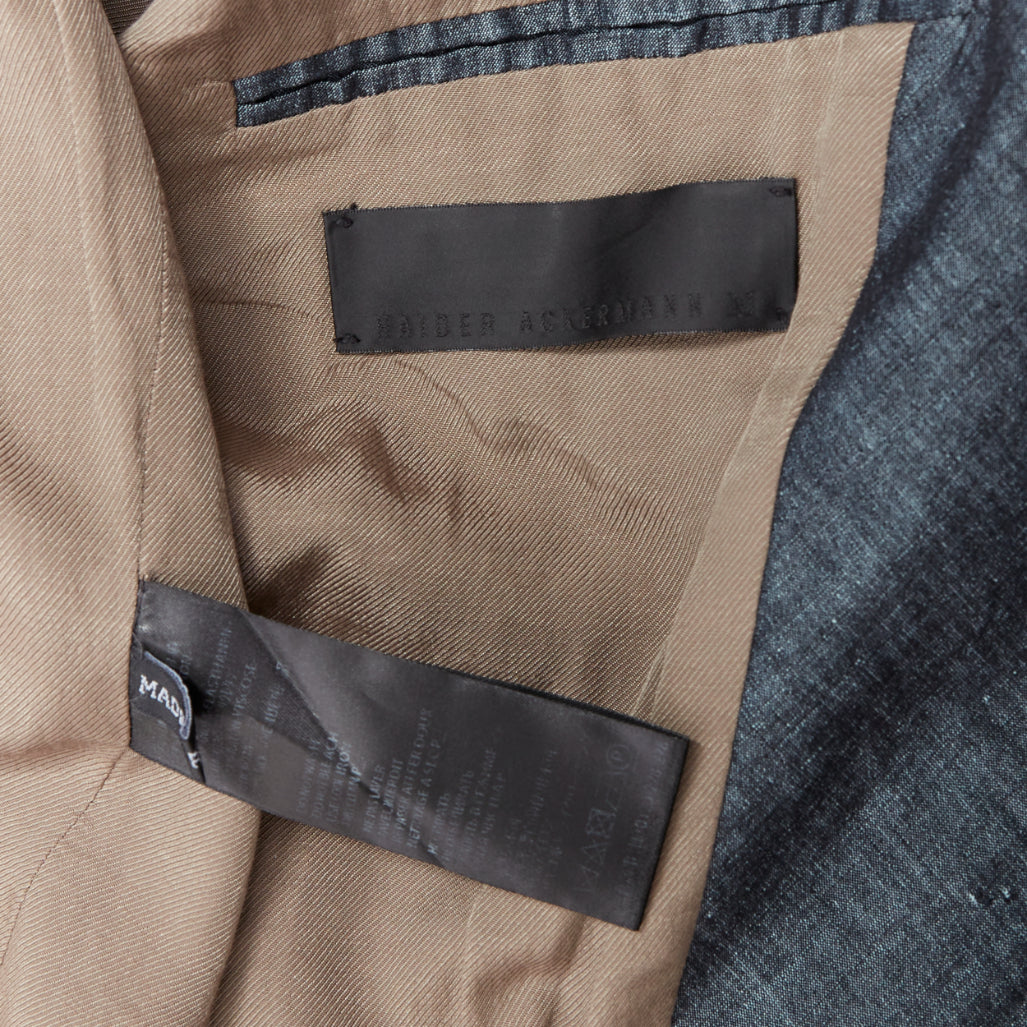 Haider Ackermann Blue Shawl Blazer - Image 10